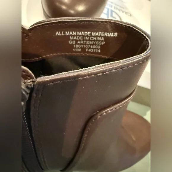 New Giani Bernini Chocolate Bootie size 11 - Picture 7 of 11
